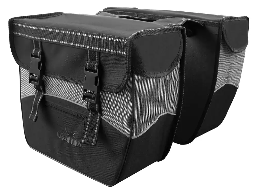 Jetzt Bestellen Greenlands Hardbox schwarz weiße doppelte Fahrradtasche