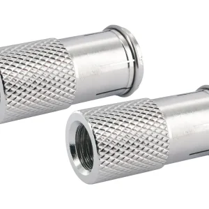 Sofort Bestellen Schwaiger 2 x 7 mm F-Quick-Aufdrehstecker