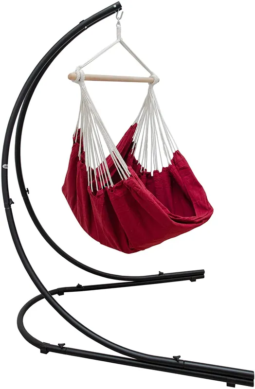 Top-Angebot AMANKA XXL Hängesessel mit Gestell - Red