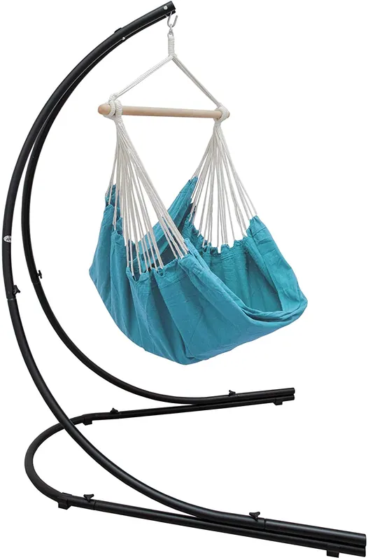 AMANKA XXL Hängesessel mit Gestell - Turquoise Top-Angebot