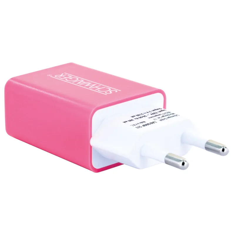 Finale Aktion Schwaiger LAD300B 511 USB Ladeadapter - Pink