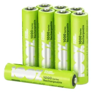 100%PeakPower Set von 8 AAA Batterien Sonderaktion