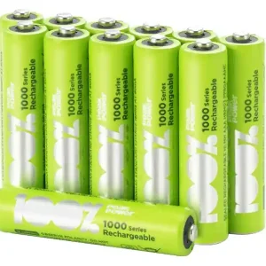 100%PeakPower Set von 12 AAA Batterien Markenware