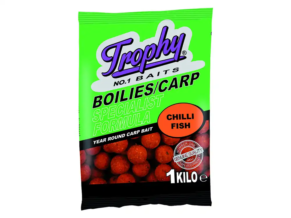 Albatros Trophy Bait 15 mm Chili Fish Boilies Markenprodukt