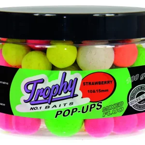 Billig Albatros Trophy Bait 10-15 mm Strawberry Pop-ups