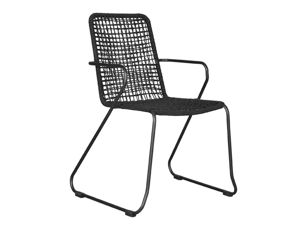 Outdoor Feelings Silva Black Diningstuhl Expressversand