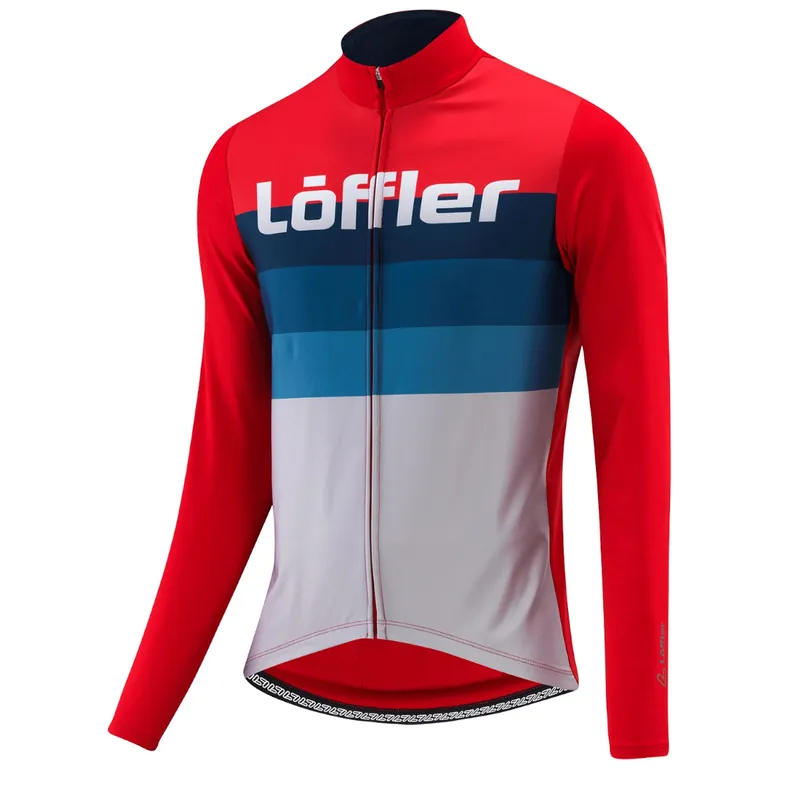 Löffler L/S Messenger Mid Red Herren-Radtrikot Top-Seller