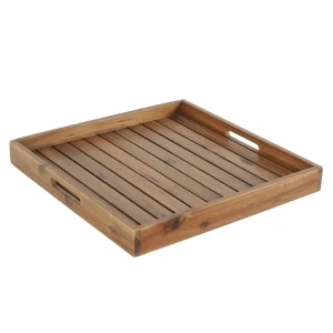 Sichere Zahlung Outdoor Feelings 50 x 50 Akazie Tablett