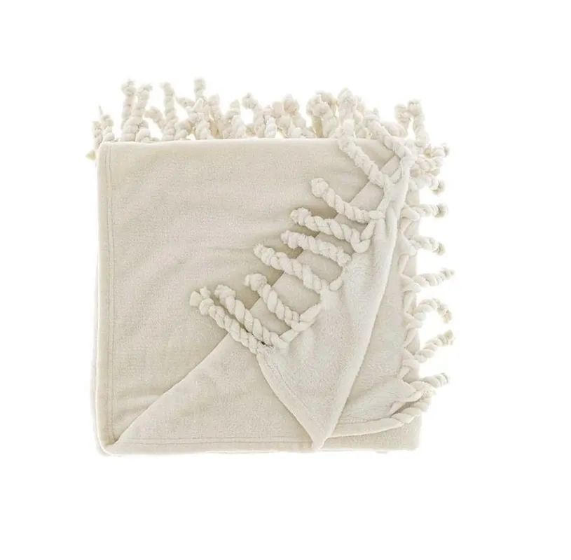 Unique Living Lieke Decke - Cream Neu Im Sortiment