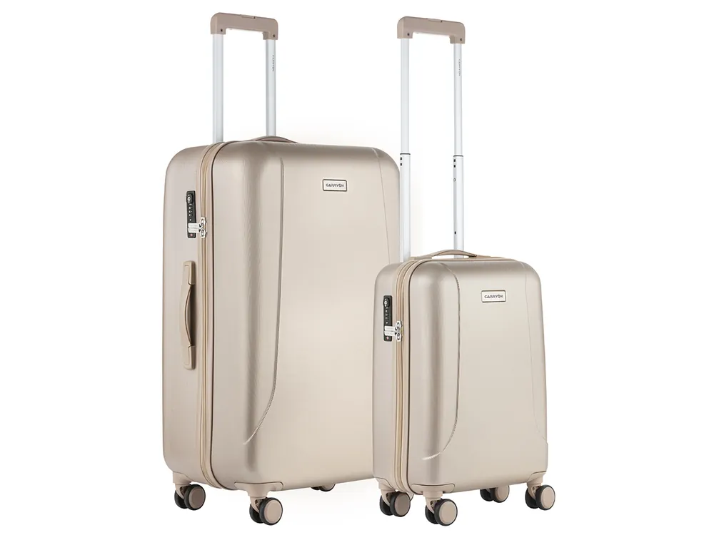 CarryOn Skyhopper 2-teiliges TSA Kofferset - Champagne Versand Am Gleichen Tag