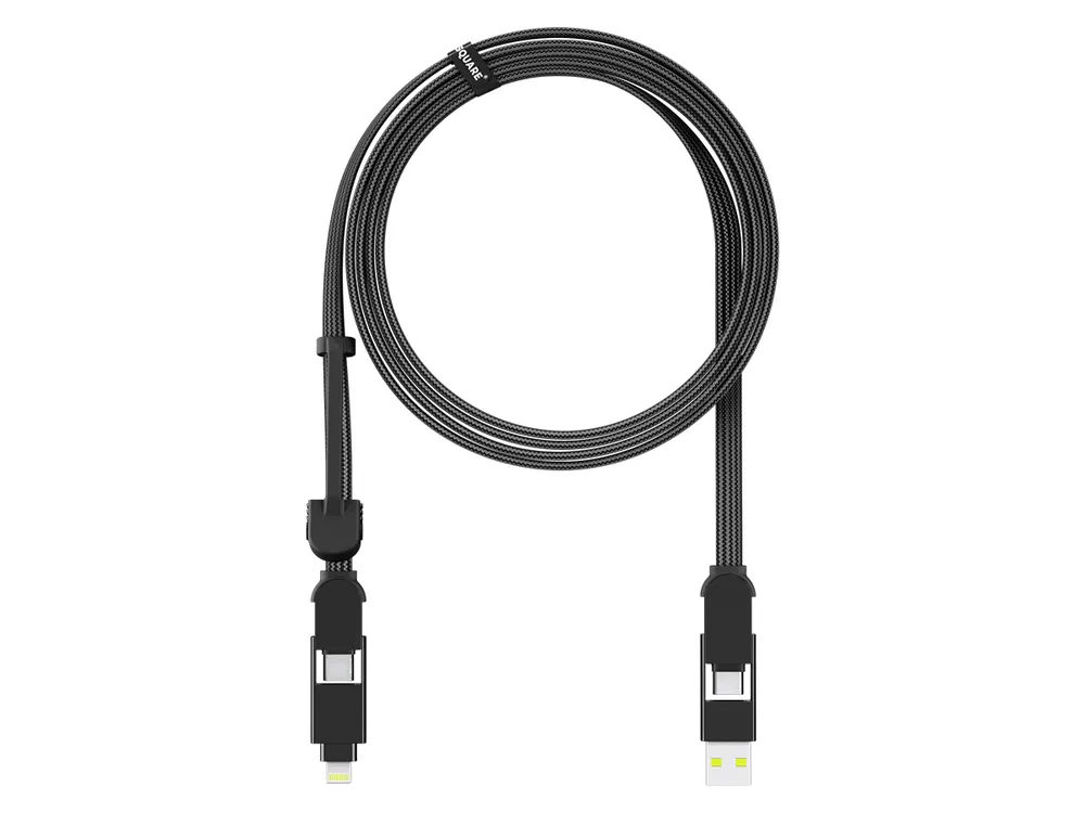 inCharge XL 2 Meter Ladekabel - Black Jetzt Kaufen