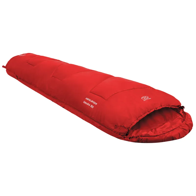 Highlander Sleepline 350 Mumienschlafsack - Red Neuheit