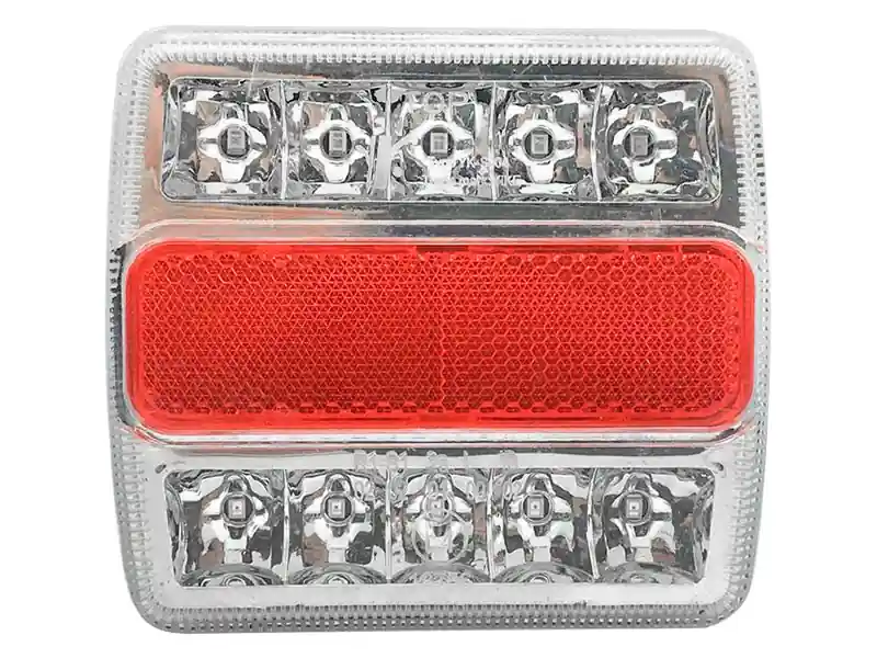 Tip-it 98x98mm 12 Volt LED Rücklicht Echt