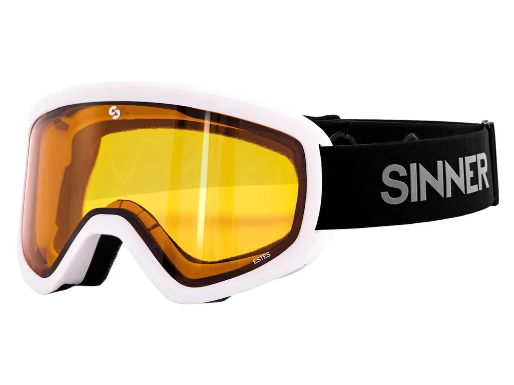 Sinner Estes Skibrille - Mt White/Orange Heißes Angebot