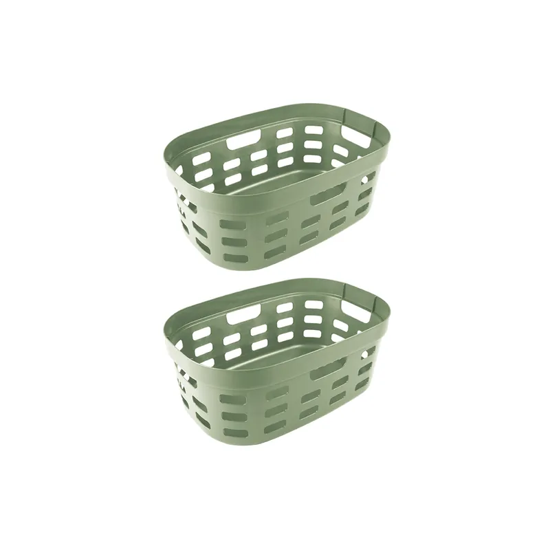 Markenprodukt Sunware Sigma home 45 Liter 2er-Set Wäschekörbe - Green