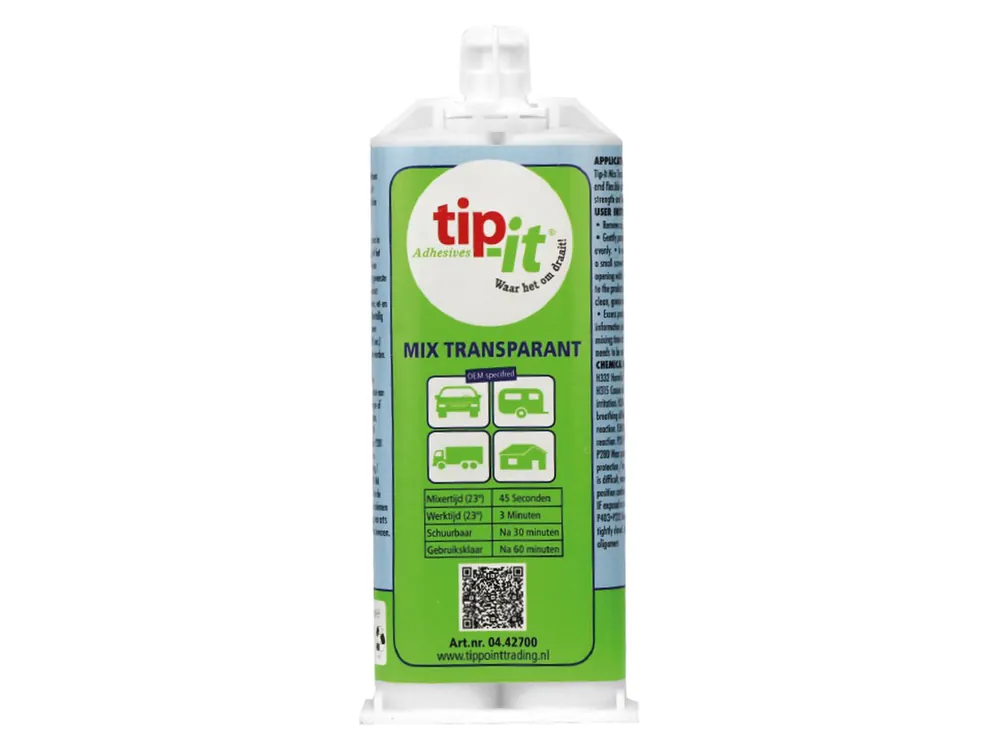 Tip-it Mix Transparant Zweikomponentenkleber Neue Ware