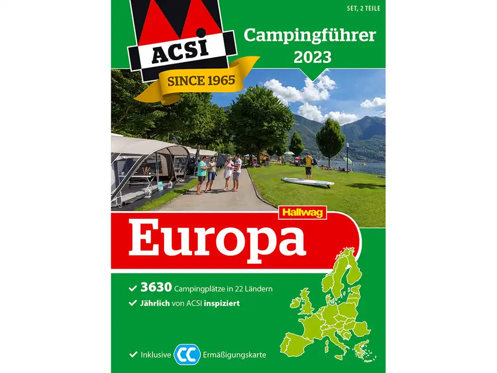 Top-Preis ACSI 2023 Europa Campingführer
