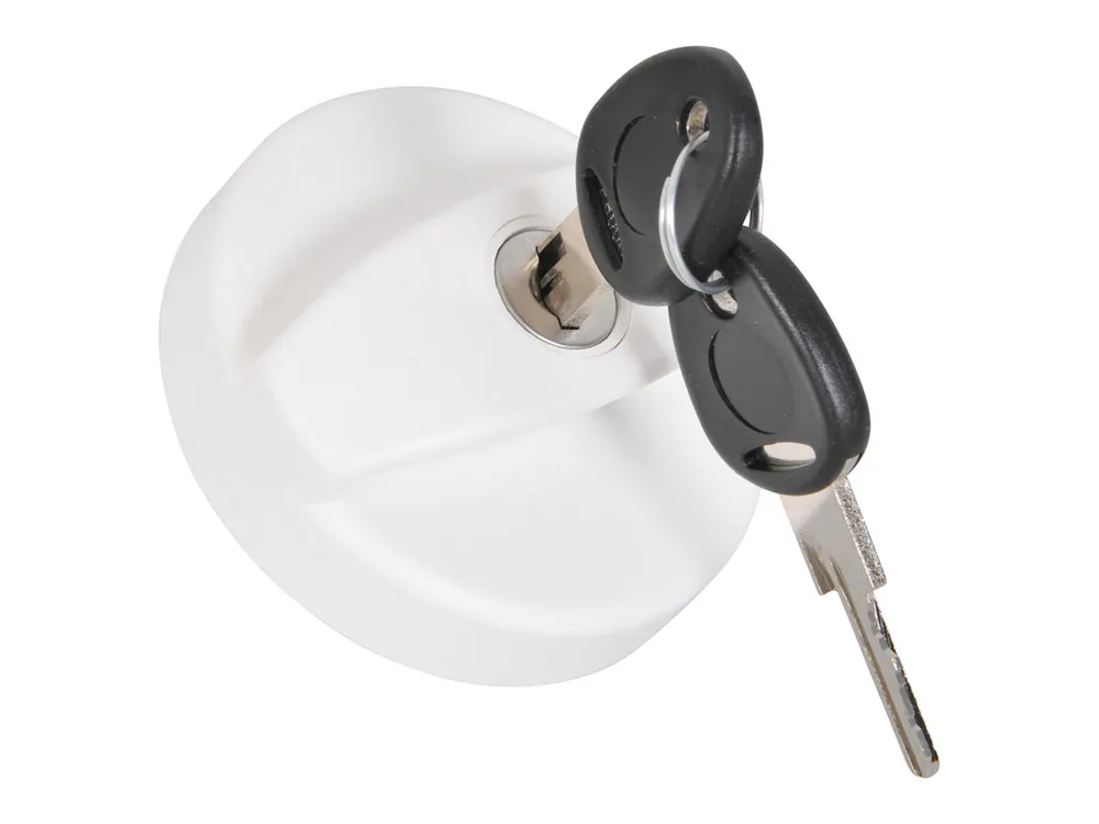 Obelink Wasserfülldeckel mit Schloss - white Neue Ware