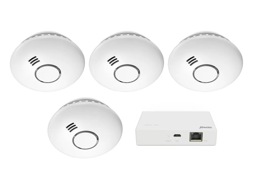 Alecto SMART-SMOKE10 Set von 4 Rauchmelders Top-Angebot