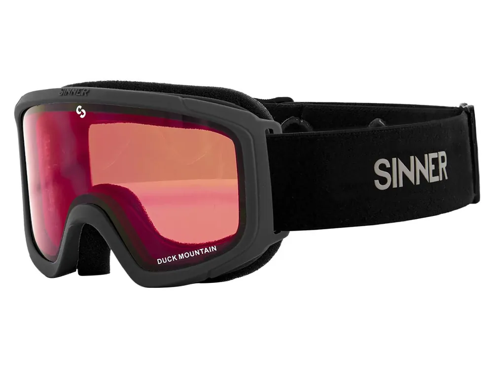 Sinner Duck Mountain Black Red Kinder Skibrille Jetzt Bestellen