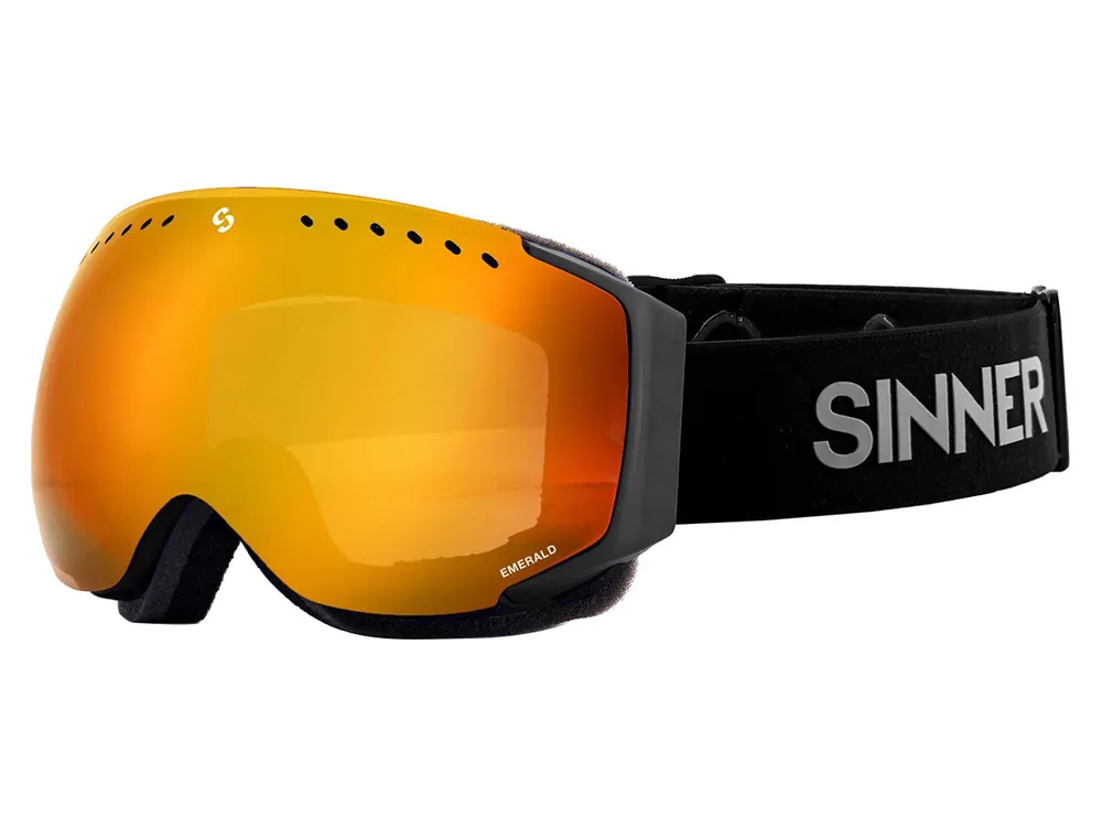 Heißes Angebot Sinner Emerald Black Orange Skibrille