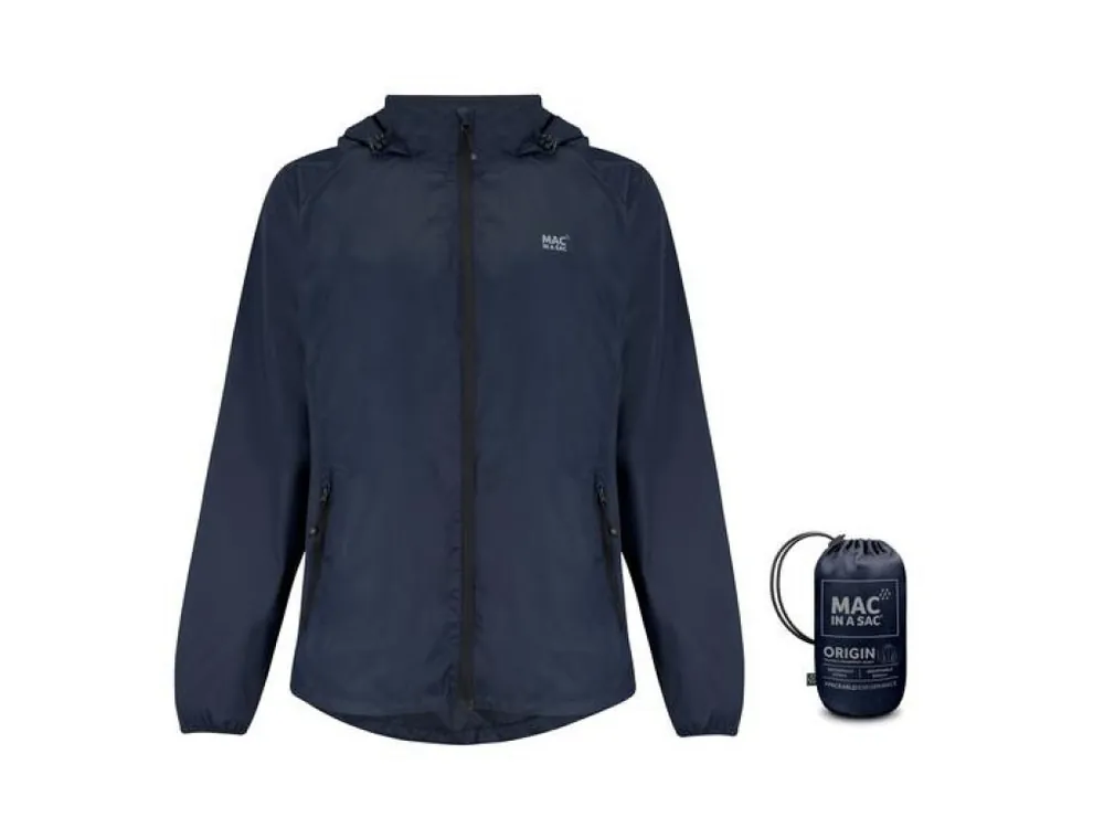 Mac in a Sac Navy Unisex Regenjacke Neuheit