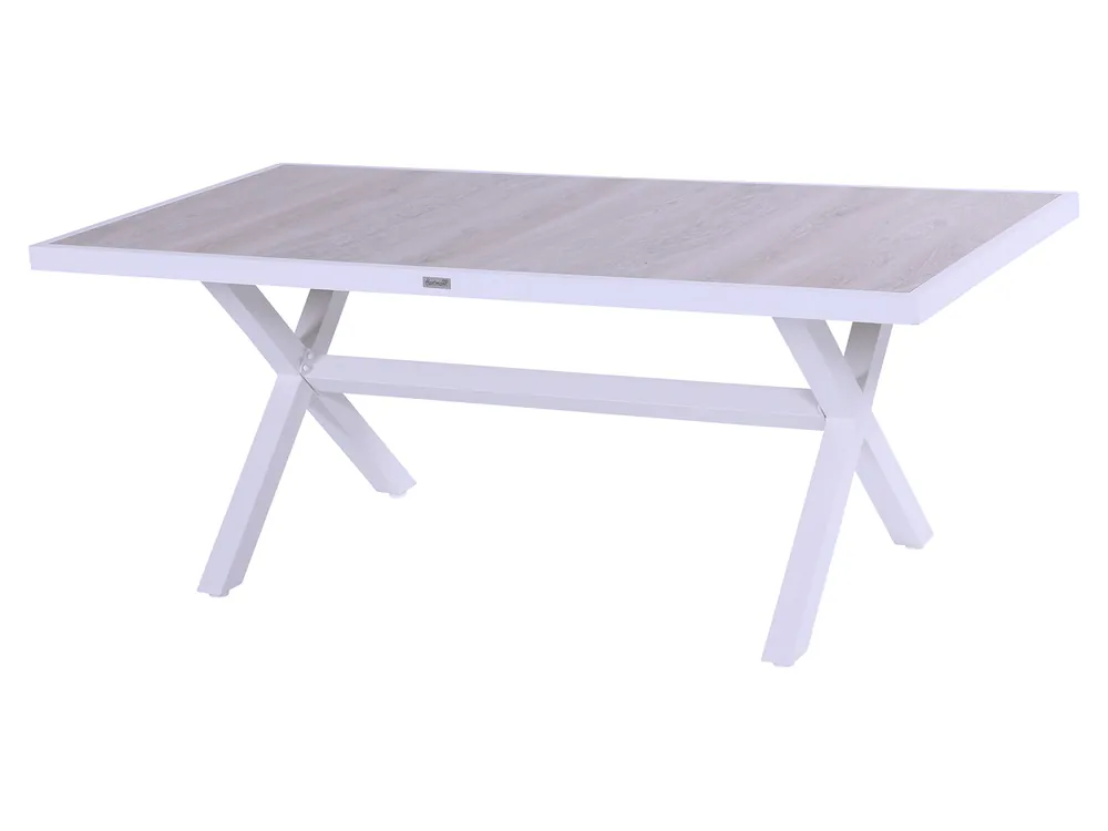 Bestseller Zweite Chance Canterbury White 186 x 96 Gartentisch #9106