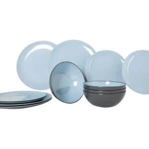 Gimex Vivid Line 12-Teilig Geschirrset - Blue Letzte Chance