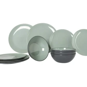 Geprüft Gimex Vivid Line 12-Teilig Geschirrset - Green