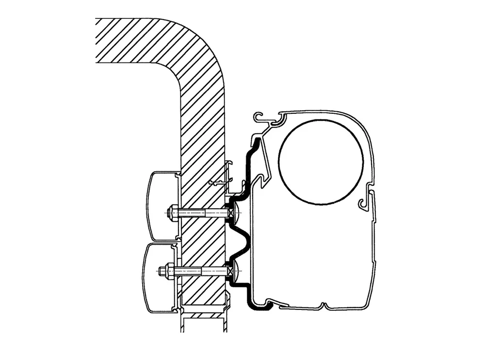 Direkt Vom Hersteller Thule Omnistor Adapter Hymercamp Serie 5 4,50m