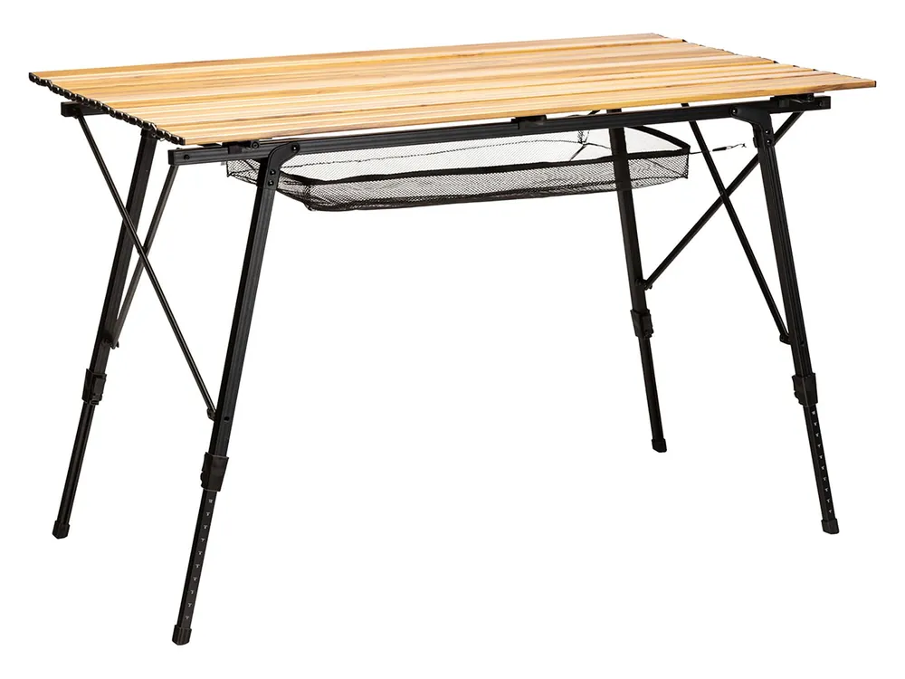 Expressversand Skandika Jamsa Aluminium Holzoptik Campingtisch