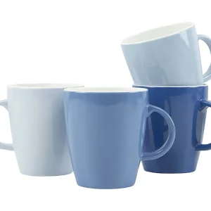 Gimex Colour Line Set mit 4 380 ml Bechern - Blue Preisknaller