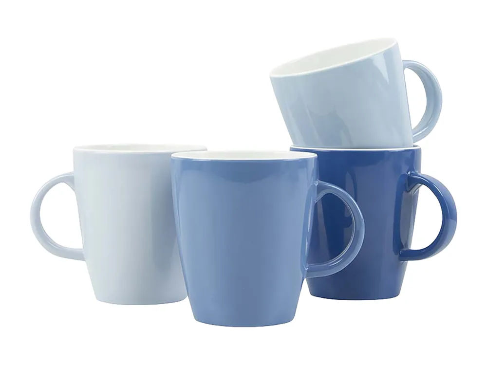 Gimex Colour Line Set mit 4 380 ml Bechern - Blue Preisknaller