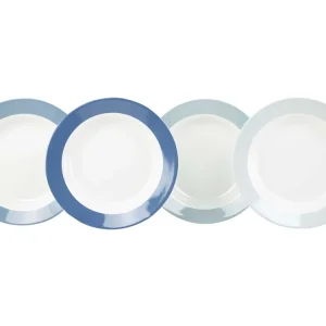 Bestpreis Gimex Colour Line Set von 4 tiefen Tellern - Blue
