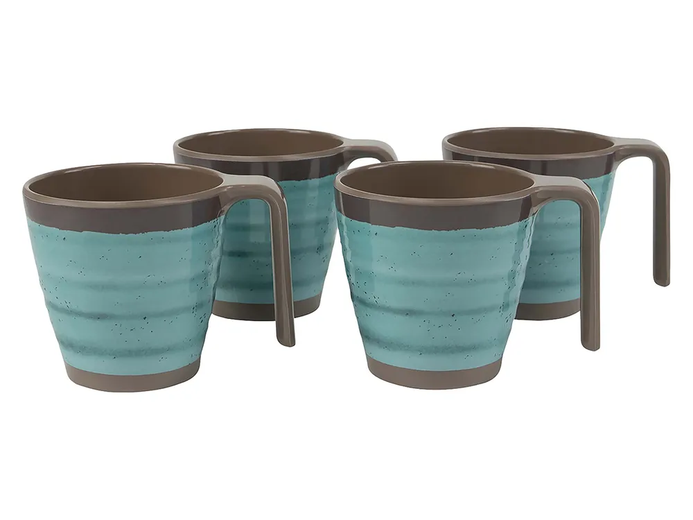 Ausverkauf Bo-Camp Halo M Set von 4 Tasse - Aqua