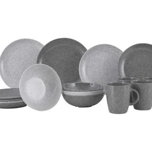 Gimex Solid Line Granite 16-teiliges Geschirrset - Grey Top-Preis