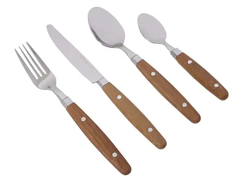 Angebot Gimex Nature Line Wood 16-teiliges Besteckset