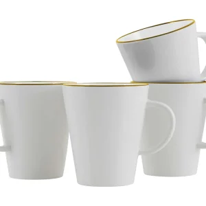 Gimex Linea Line Set von 4 350 ml Bechern Ausverkauf