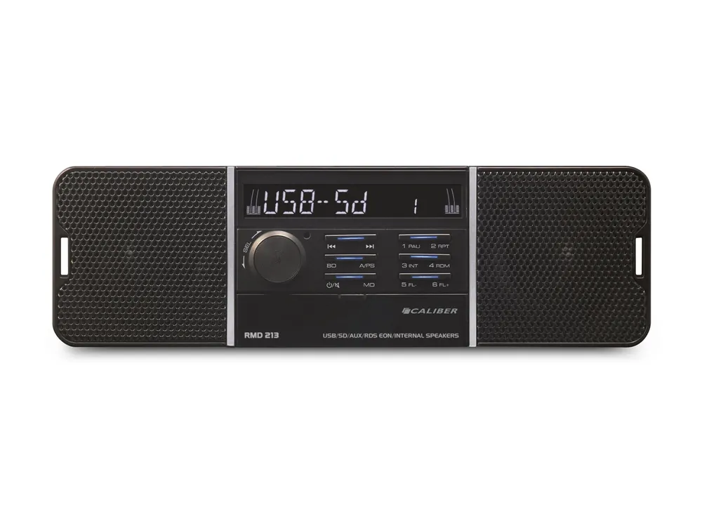 Markenware Autoradio mit USB,SD eingebauten Lautsprechern (RMD213)