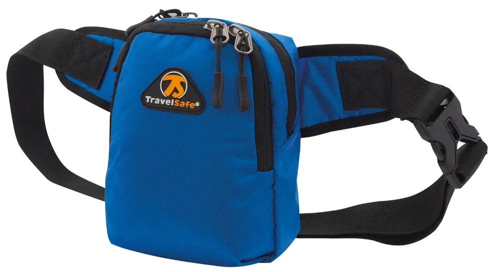 Solange Der Vorrat Reicht TravelSafe Street Life S Polyester Hüfttasche - Blue