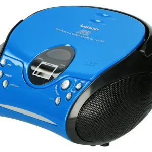 Sichere Zahlung Lenco SCD-24 Tragbares FM-Radio - Blue