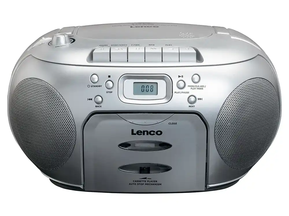 Lenco SCD-420 Tragbares FM-Radio - Grey Ausverkauf