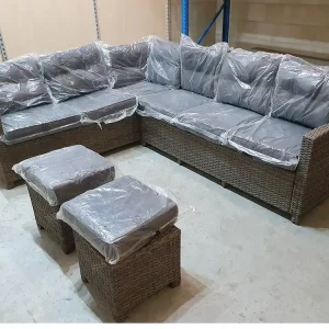 Zweite Chance Outdoor Feelings Blue Dining Loungeset #3 Kracherpreis