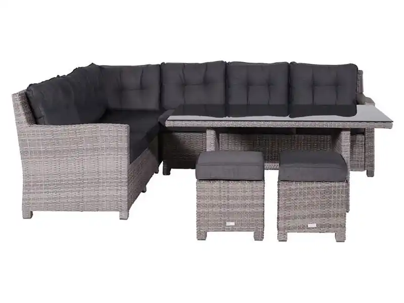 Garantierte Lieferung Zweite Chance Outdoor Feelings Blue Dining Loungeset #2