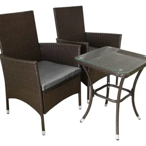 Direkt Vom Hersteller Monstershop Jarda 3-teiliges Bistro-Set - Brown