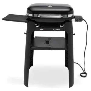 Heißes Angebot Weber Lumin Black Stand Elektrogrill
