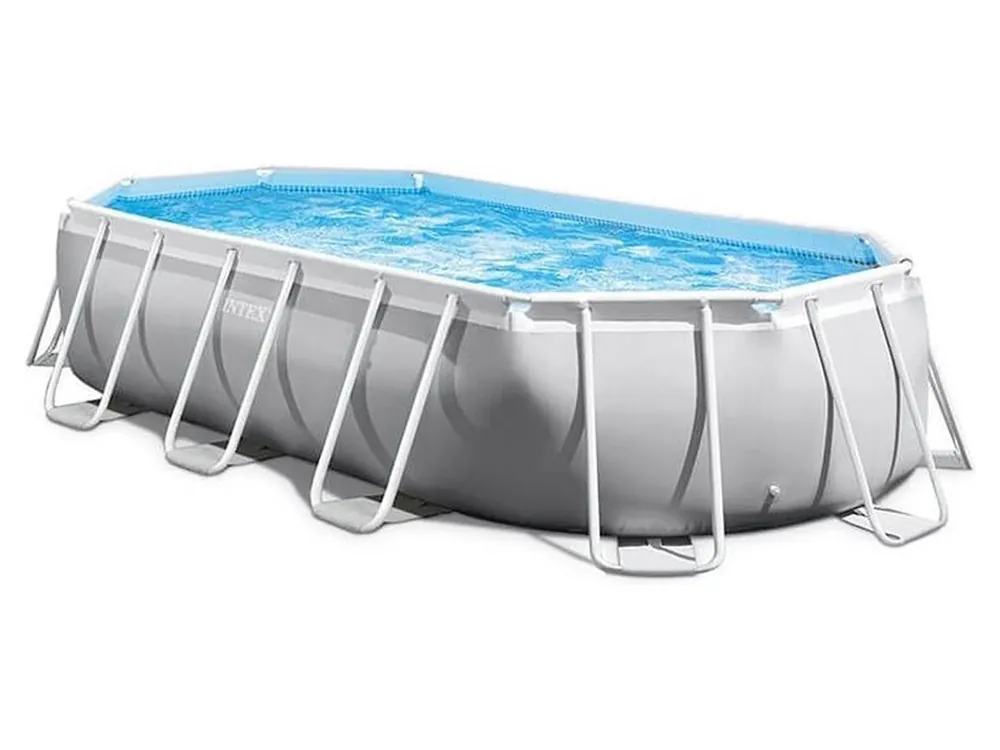 Direkt Vom Hersteller Intex Prism Oval 503 x 274 Rahmenpool mit Filter