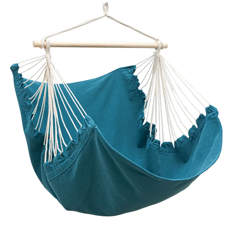 AMANKA 155 x 125 cm XL Hängesessel - Blue Garantierte Lieferung