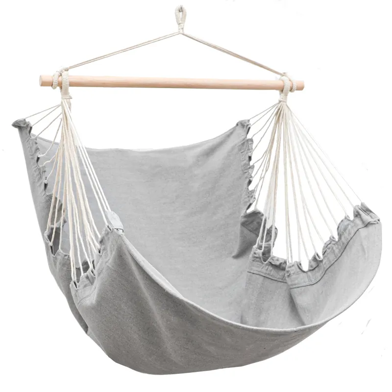 AMANKA 155 x 125 cm XL Hängesessel - Grey Neu