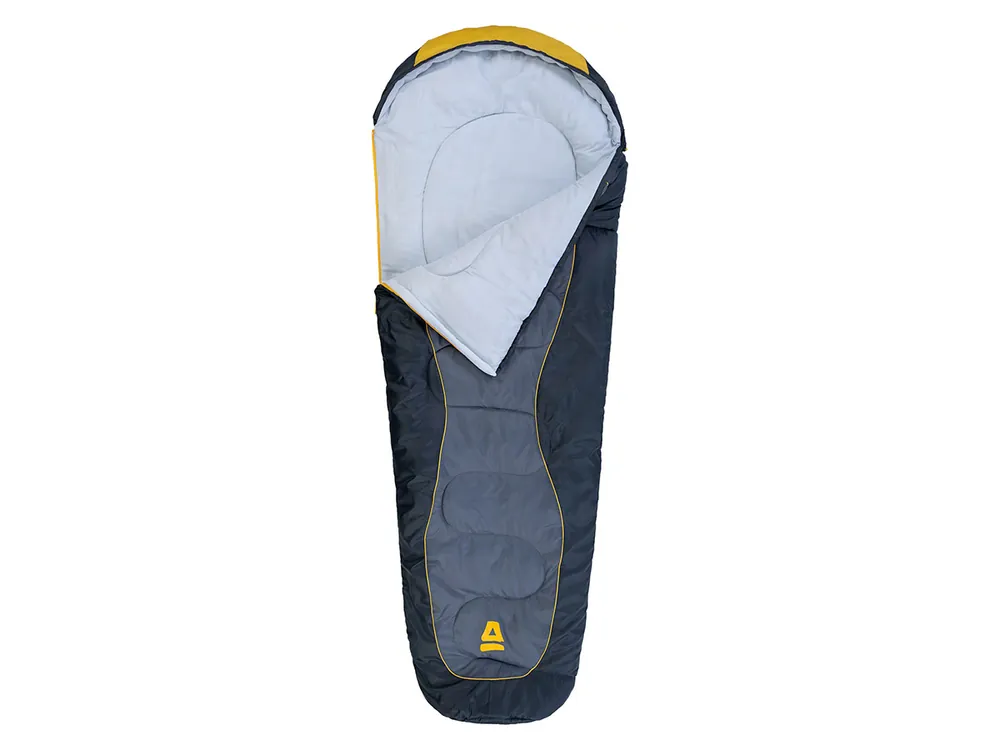 Abbey Camp Berlin Mumienschlafsack - Grey/Yellow Beliebt